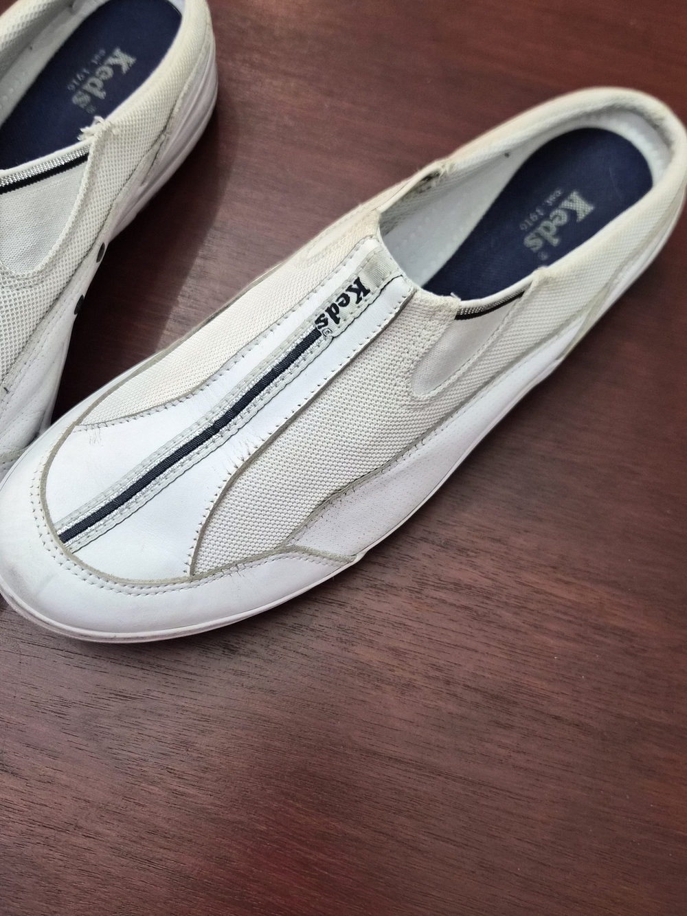 Keds Slip-On Canvas Sneakers for Men - White - Picture 8 of 9